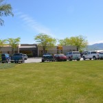 Our Missoula store shows off its spring colors, nesteled in a picturesque valley.