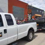Toby and Alex dropped the bikes off at the Boise Bicycle Project.