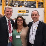 Governor Otter (left) with CEO Tom Terteling (right) and Tom's wife, Julia (center).